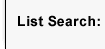 Worldata Datacard List Search